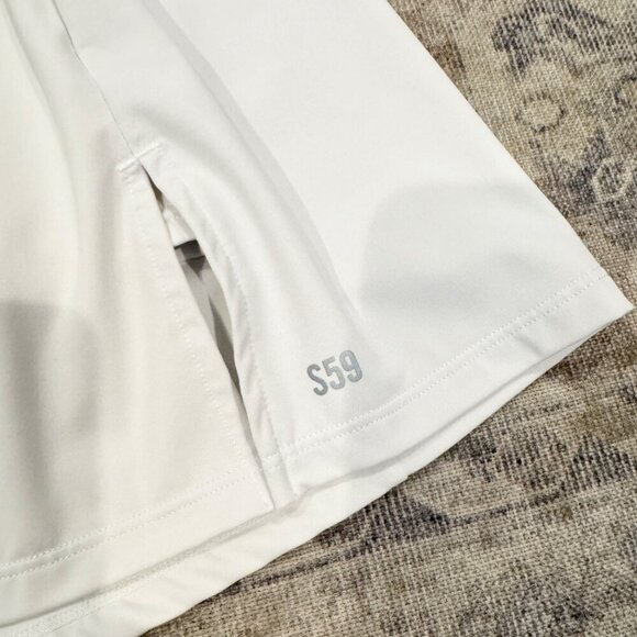 Splits59 Venus High Waist Rigor Skort Athletic Tennis Mini Skirt White Medium - Picture 4 of 9